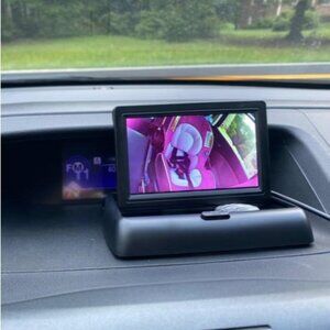 Baby Car Mirror, 4.3'' HD Night Vision Function Car Mirror Display, Safety Car